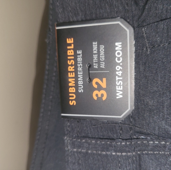 NWT Submersible Black and Grey Swim Shorts - Picture 1 of 4